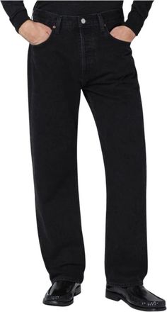 A Gold E Magnus Trouser Jean - Heren - Regular Fit Jeans - Zwart - W34 - Katoen - Jeans