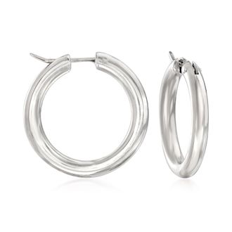 Ross-Simons Italian Sterling Silver Hoop Earrings