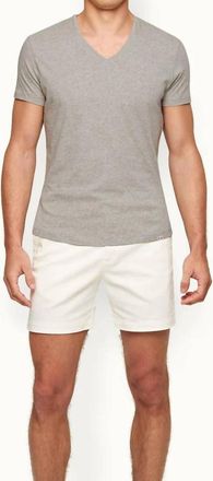Orlebar Brown Ob-V T-Shirt In Mid Grey Melange