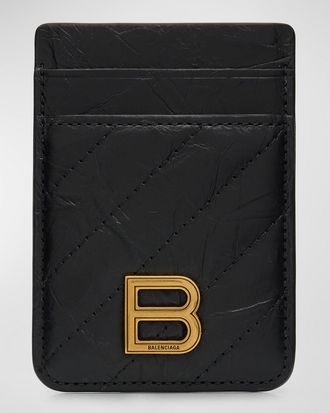 Balenciaga Crush Phone Magnetic Card Holder