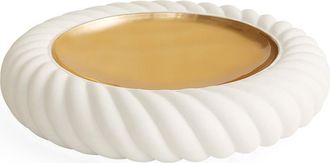 Jonathan Adler Geneva Decorative Bowl in White /Gold at Nordstrom