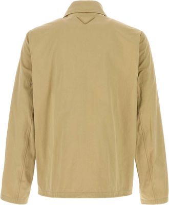 Prada Mens Cotton Jacket Beige