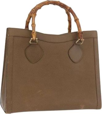 Gucci Pre-owned Handbags, female, Brown, Size: ONE SIZE Pre-owned Vintage Hand Bag