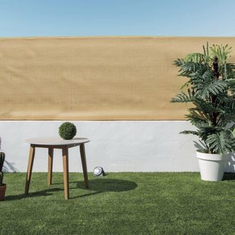 Nortene Rollo Malla Ocultaci&oacute;n Recynet 120 G/m2 Beige 3x50 M