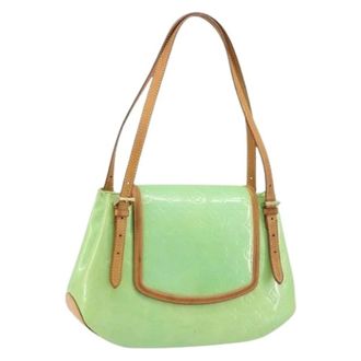 Louis Vuitton Pre-owned Shoulder Bags, female, Green, Size: ONE SIZE Pre-owned Leather Shoulder Bag