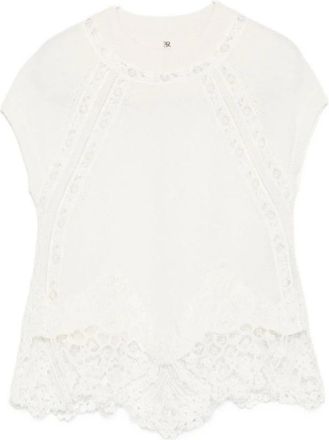 Ermanno Scervino Mujer, Camisetas, Blanco, Talla: XS
