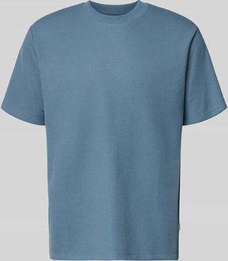 Jack & Jones Jack & Jones T-Shirt mit Rundhalsausschnitt Modell AUSTIN in Jeansblau, Gr&ouml;&szlig;e XXL