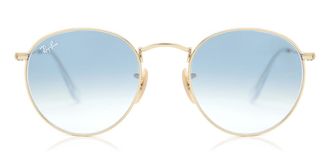 Ray-Ban RB3447N Round Metal 001/3F Mens Sunglasses Gold Size 50