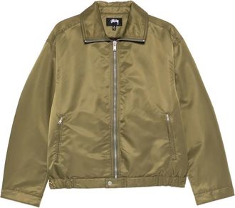 Stüssy Bomber con zip - Verde