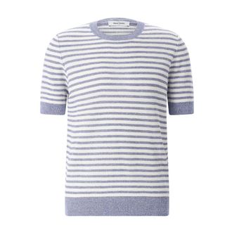Gran Sasso Round-neck Knitwear, male, Blue, Size: 3XL Round-neck Knitwear