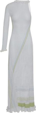 Roberta Einer Dames, Jurken, Wit, Maat: S Katoen