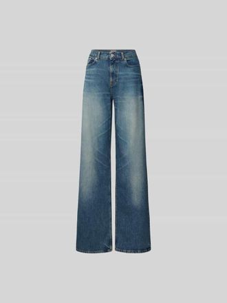 Kenzo Loose Fit Jeans mit Kontrastn&auml;hten in Jeansblau, Gr&ouml;&szlig;e 25
