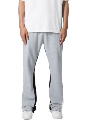 mnml Mens Contrast Bootcut Sweatpants, Grey, Medium