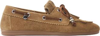 VIA VAI June Loua Mocassins - Dames - Bootschoenen - Groen - 37 EU - Leer - Schoenen