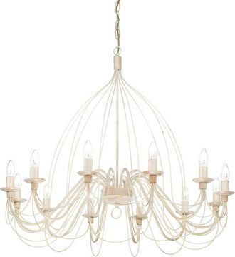 Ideal Lux Ideal Lux Corte - 12 Light Chandelier Antique White Finish, E14