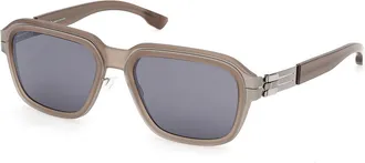 Ic! Berlin IC0219 Bogart 20A Mens Sunglasses Brown Size 55