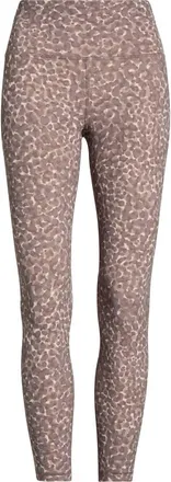 Sweaty Betty Ultimate Studio Pocket Leggings in Beige Offbeat Animal Print at Nordstrom, Size X-Large