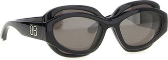 Balenciaga Womens Black Polyamide Sunglasses