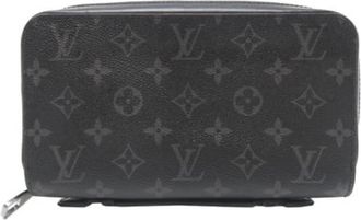 Louis Vuitton Pre-owned Monogram Eclipse Clutch - Heren - Vintage Clutch - Zwart - ONE Size - Vintage