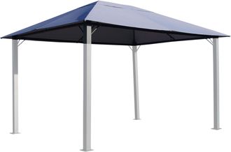 Quick-Star Quick-star - Ersatzdach F&uuml;r Pavillon Paris 3x4m Pavillondach Platingrau
