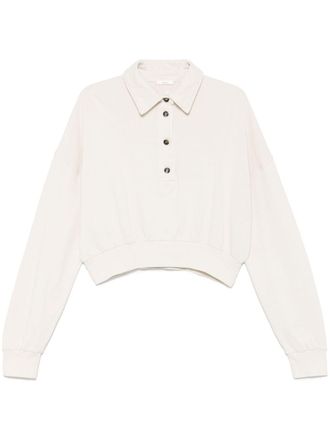 Haikure Edie polo top - women - Cotton - M - Neutrals