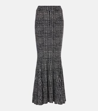 Norma Kamali Plaid maxi skirt