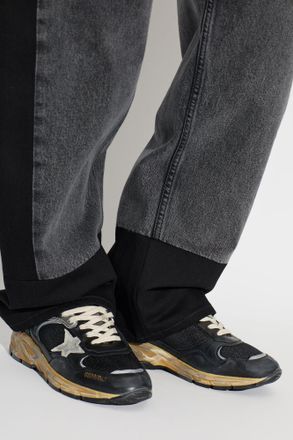 Golden Goose Running Dad New Sports Shoes, Womens, Black