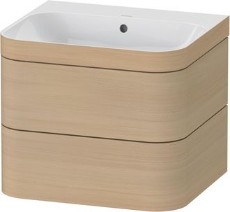 Duravit Duravit Happy D.2 Plus Set Suspendido, 575x490mm, 2 Cajones, Sin