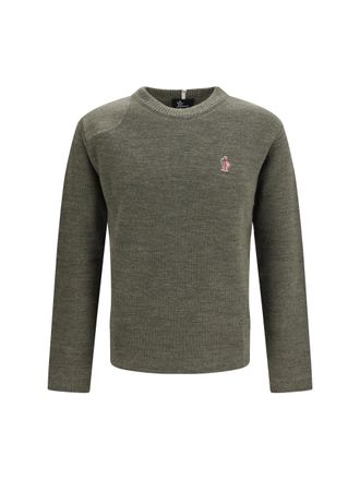 Moncler Wool Crewneck Sweater - Green