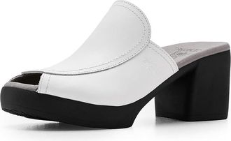 FLY London Flae425fly Womens Sandals White : EU 41 (US Womens 10-10.5) M, Leather