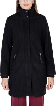 Street One Zwarte Ritsjas Boothalslijn - Dames - Parka Jassen - Zwart - 3XL - Polyester - Jassen