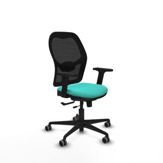 Piqueras y Crespo Silla De Oficina Piqueras Y Crespo Jorquera Negro Reposabrazos Ajustables