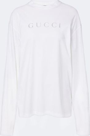 Gucci T-shirt in jersey di cotone con logo
