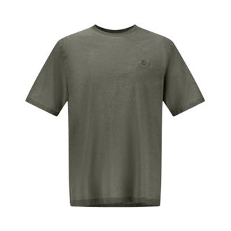 Herno T-Shirts, male, Green, Size: 2XL T-Shirt in Cotton Jersey