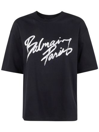 Balmain Short Sleeves Balmain Paris Bulky T-Shirt