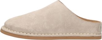 Shabbies Amsterdam Wilja Slipper - Dames - Pantoffels - Beige - 38 EU - Leer - Schoenen