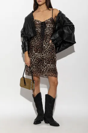 Marc Jacobs Dress With Bow, Womens, Brown