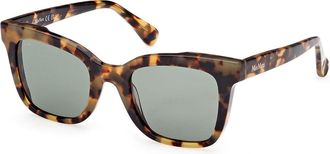 Max Mara MM0067 LEE2 55N Womens Sunglasses Tortoiseshell Size 50