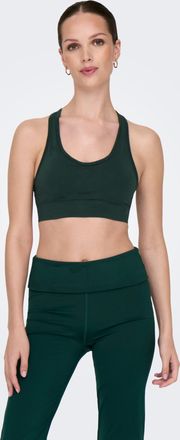 Only Play Sport-BH ONLY PLAY ONPDAISY SEAM SPORTS BRA - NOOS, Damen, Gr. L (40), N-Gr, gr&uuml;n (scarab), Jersey, Obermaterial: 92% Polyamid, 8% Elasthan, unifarben