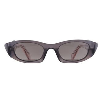 Prada Oval Womens Grey Dark PRB16S - One Size