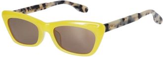 K&agrave;dor Popstar - unisex - Zonnebrillen - Geel - 55 MM - Accessoires