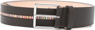 Paul Smith Cintura con dettaglio a righe - Marrone