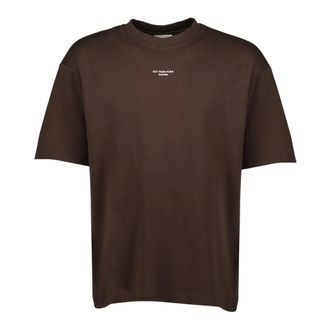 Dr&ocirc;le de Monsieur T-shirt Slogan Classique - male - Drole de Monsieur - T-Shirts - Brown - 2XS - Tops