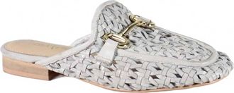 Diba Womens Sky Bird Leather Mules In Off White