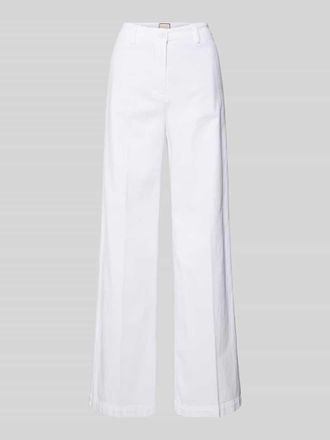 Seductive Hose mit B&uuml;gelfalten und Eingrifftaschen in Offwhite, Gr&ouml;&szlig;e 34