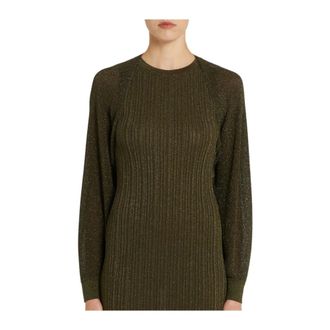 Marella Punto mllfiocchi 2613341051200 - female - Marella - Round-neck Knitwear - Green - S - Knitwear