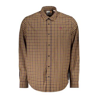 Timberland Long-Sleeve Check Shirt - Heren - Casual Overhemden - Geel - M - Overhemden