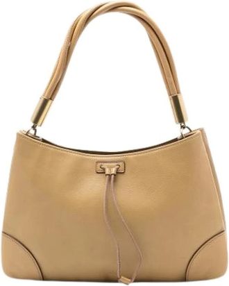 Gucci Pre-owned Shoulder Bags, female, Beige, Size: ONE SIZE Pre-owned Vintage Shoulder Bag
