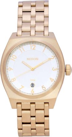Nixon Mens The Monopoly Silver Dial Watch