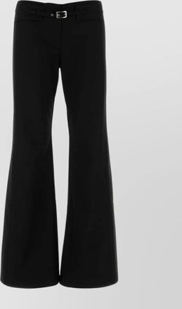 Gimaguas stretch polyester blend nicole flared trousers